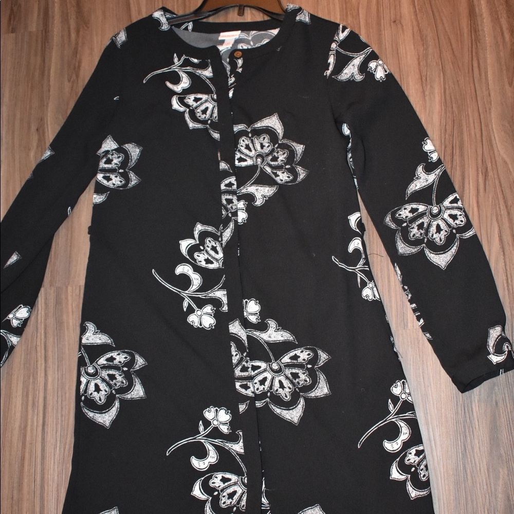Black & White Floral Dress
